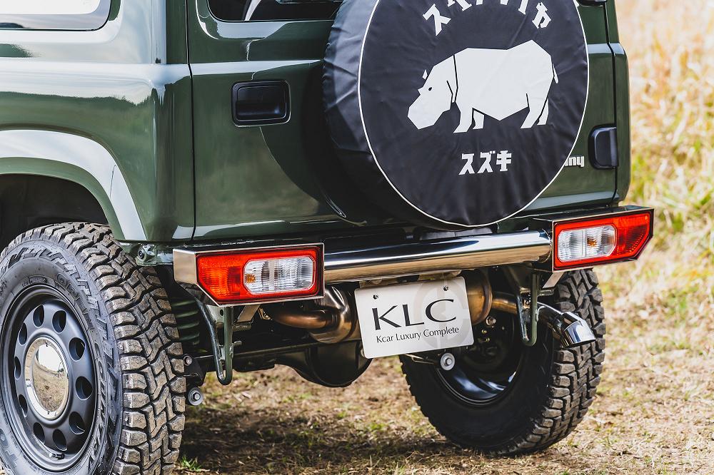ケイエルシー ジムニー JB64 トラディショナルバンパー リア 鏡面 ステンレス製 KLC Heritage TRADITIONAL ヘリテージ|シンシアモール 店