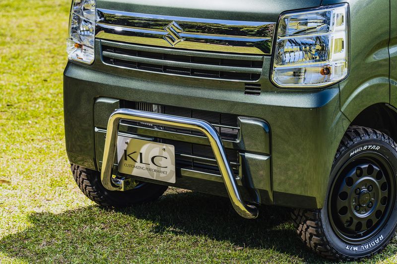 ケイエルシー エブリー エブリィ DA17V ブルバー グリルガード ステンレス KLC BULLBAR ブルバー｜シンシアモール 店 45,165円