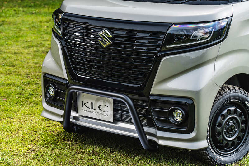 ケイエルシー スペーシアベース MK33V ブルバー グリルガード ステンレス KLC BULLBAR ブルバー