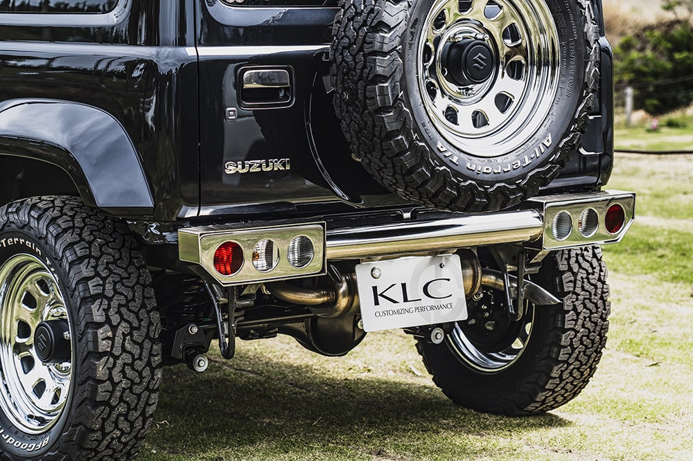 ケイエルシー ジムニーシエラ ジムニーノマド JB74W JC74W トラディショナルバンパー74 リア鏡面 ステンレス製 KLC Heritage ヘリテージ 44,624円