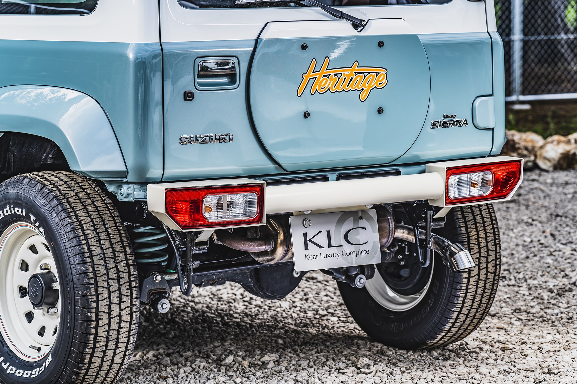 ケイエルシー ジムニーシエラ JB74W トラディショナルバンパー74 リア アイボリー KLC Heritage egg ヘリテージ エッグ|シンシアモール 店