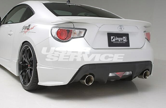 イングス BRZ ZC6 後期 リアマッド リアマットガード FRP（黒ゲル） 未塗装 ings N-SPEC エヌスペック｜シンシアモール 店