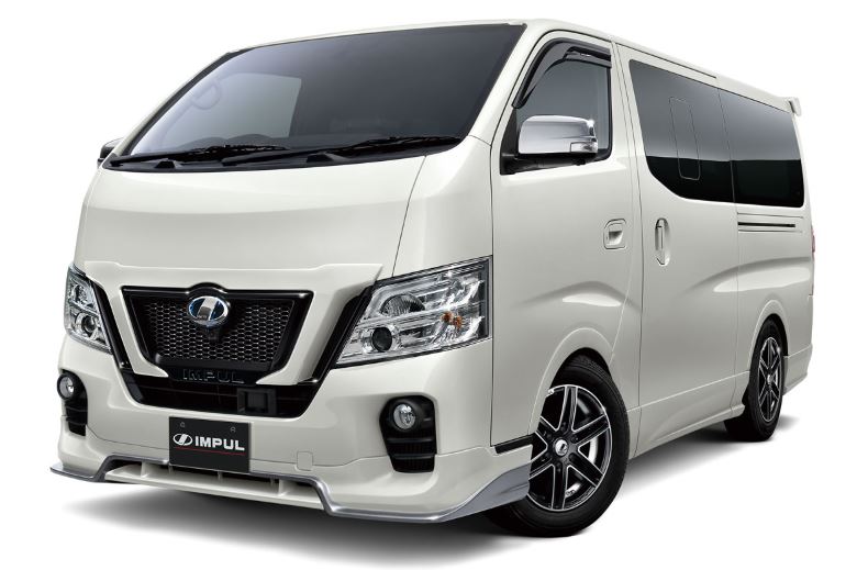 インパル NV350 キャラバン E26 前期 中期 ドアパネル FRP 未塗装 IMPUL AERODYNAMICS SYSTEM エアロダイナミクスシステム｜シンシアモール 店