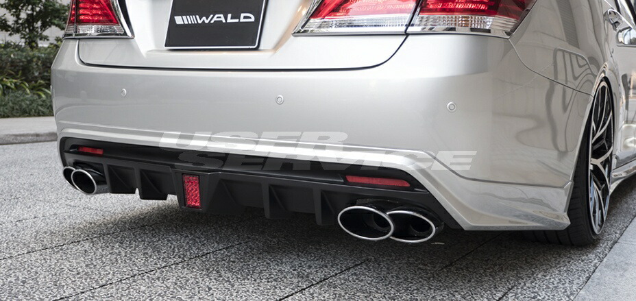 ヴァルド クラウンロイヤル GRS210 リアマフラー OVAL117Wx2 オールステンレス WALD SPORTS LINE スポーツライン