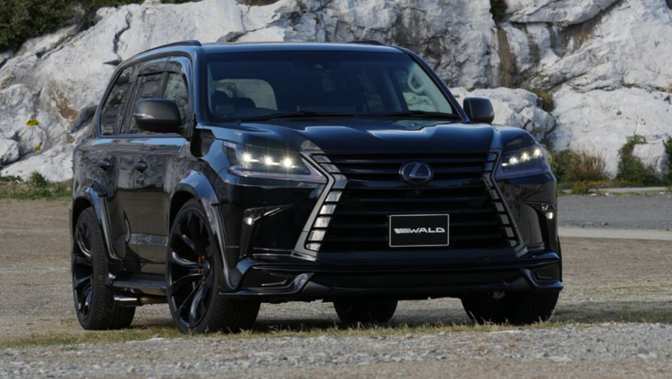 ヴァルド LX570 URJ201W フロントスポイラー ABS製 未塗装 WALD SPORTS LINE スポーツライン