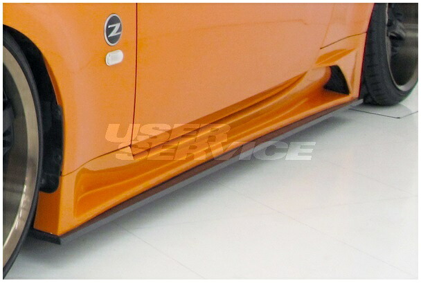 ウェーバースポーツ フェアレディZ Z33 サイドステップ FRP 未塗装 WEBER SPORTS ZENITH LINE MODEL ゼニスライン
