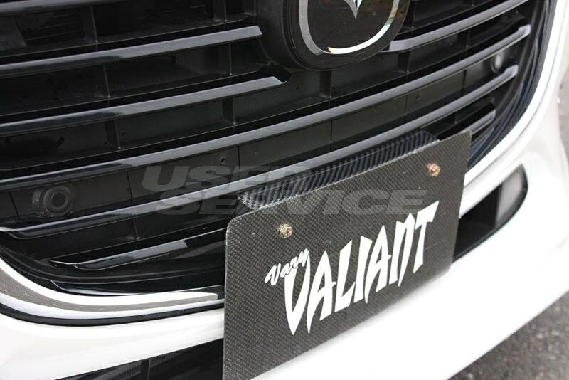 ガレージベリー アクセラスポーツ BM系 後期 ナンバーステー 綾織カーボン 品番:20-7014 GARAGE VARY VALIANT ヴァリアント|シンシアモール 店
