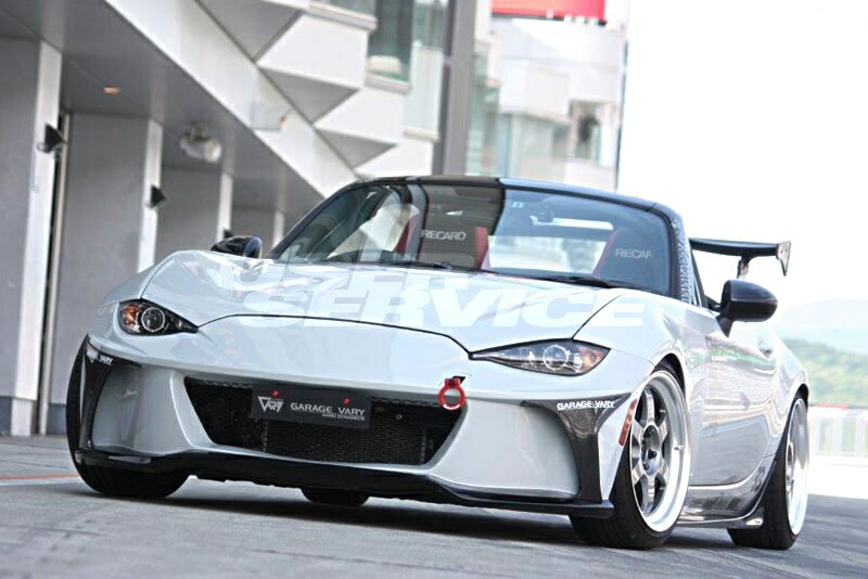 ガレージベリー ロードスター ND5RC NDECR フロントバンパー FRP 未塗装 品番：4631 GARAGE VARY WINDING DANCER ウィングダンサー
