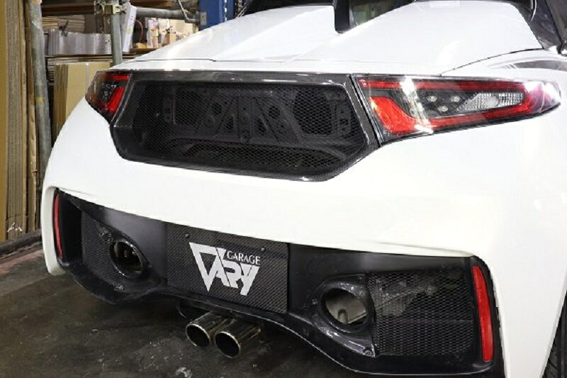 ガレージベリー S660 JW5 リアセンターダクト 平織りクリアゲルコート 未塗装 品番:660-041 GARAGE VARY|シンシアモール 店