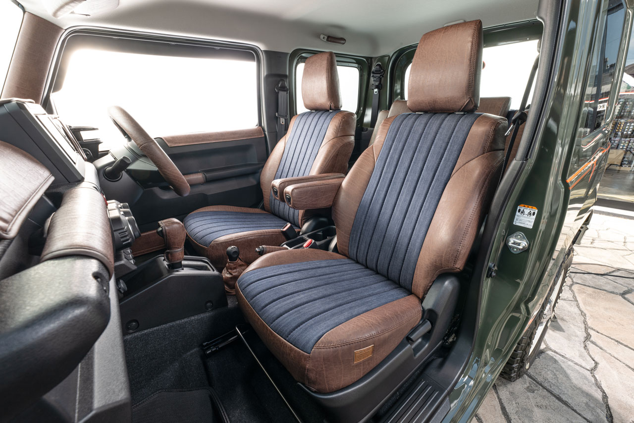 グレイス ジムニーノマド 5door シートカバー 1列目のみ CS-S090-C grace アンティークデニム インディゴ