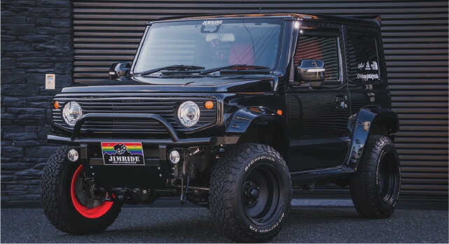 ケイブレイク ジムニー JB64W JB74W フロントスチールバンパー ガード無 フォグ有 スチール 半艶ブラック塗装 K-BREAK JIMRIDE ジムライド
