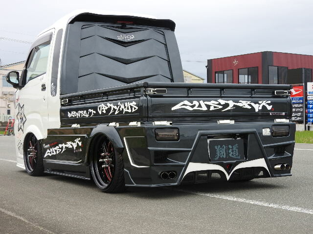ハイゼット トラック S500 510P リアバンパー 未塗装 翔プロデュース Aerosuit OPTIMUS オプティマス|シンシアモール 店