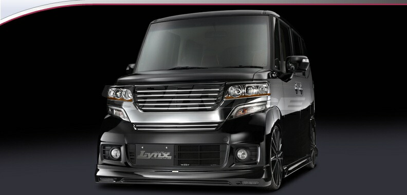 シルクブレイズ N-BOXカスタム エヌボックスカスタム JF1 JF2 フロントハーフスポイラー FRP 未塗装 LYNX-NBOXC-FS SilkBlaze LYNX リンクス｜シンシアモール 店