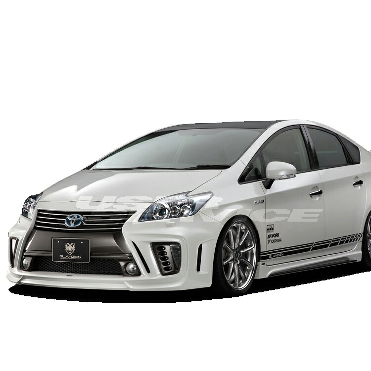 シルクブレイズ プリウス ZVW30 後期 3点セット バックフォグ無 未塗装 黒ゲル GL-30PR-3P SilkBlaze GLANZEN グレンツェン
