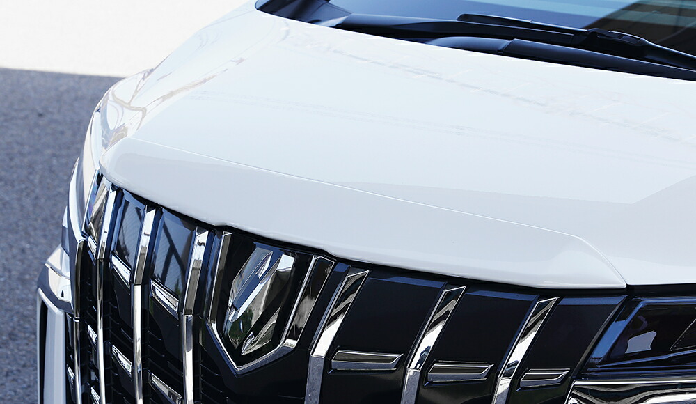 楽天市場】アルファード30系 後期 ボンネットフードトップ カット済