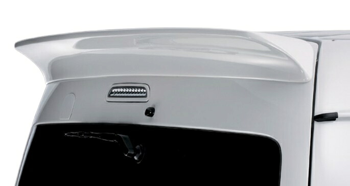 シルクブレイズ ハイエース/レジアスエース 200系 リアウイングVer.1 FRP/黒ゲルコート 未塗装 SB-H200W-RW SilkBlaze MINIVAN ミニバン