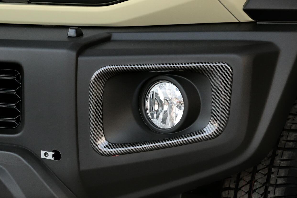 シルクブレイズ ジムニーシエラ JB74W フォグランプカバー ABS カーボン調 GR-JIM-006 SilkBlaze GRANGIO グランジオ