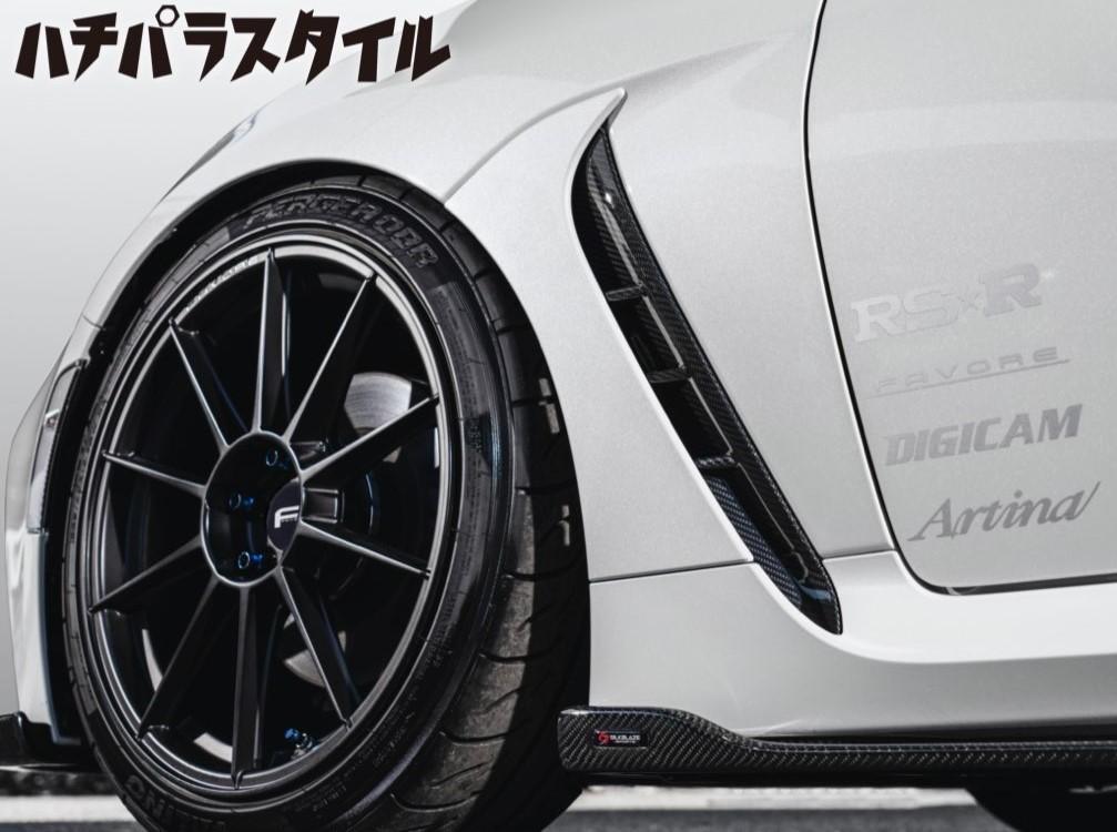 GR86 ZN8 カーボンフェンダーダクトパネル 86-CA-003 ハチパラスタイル