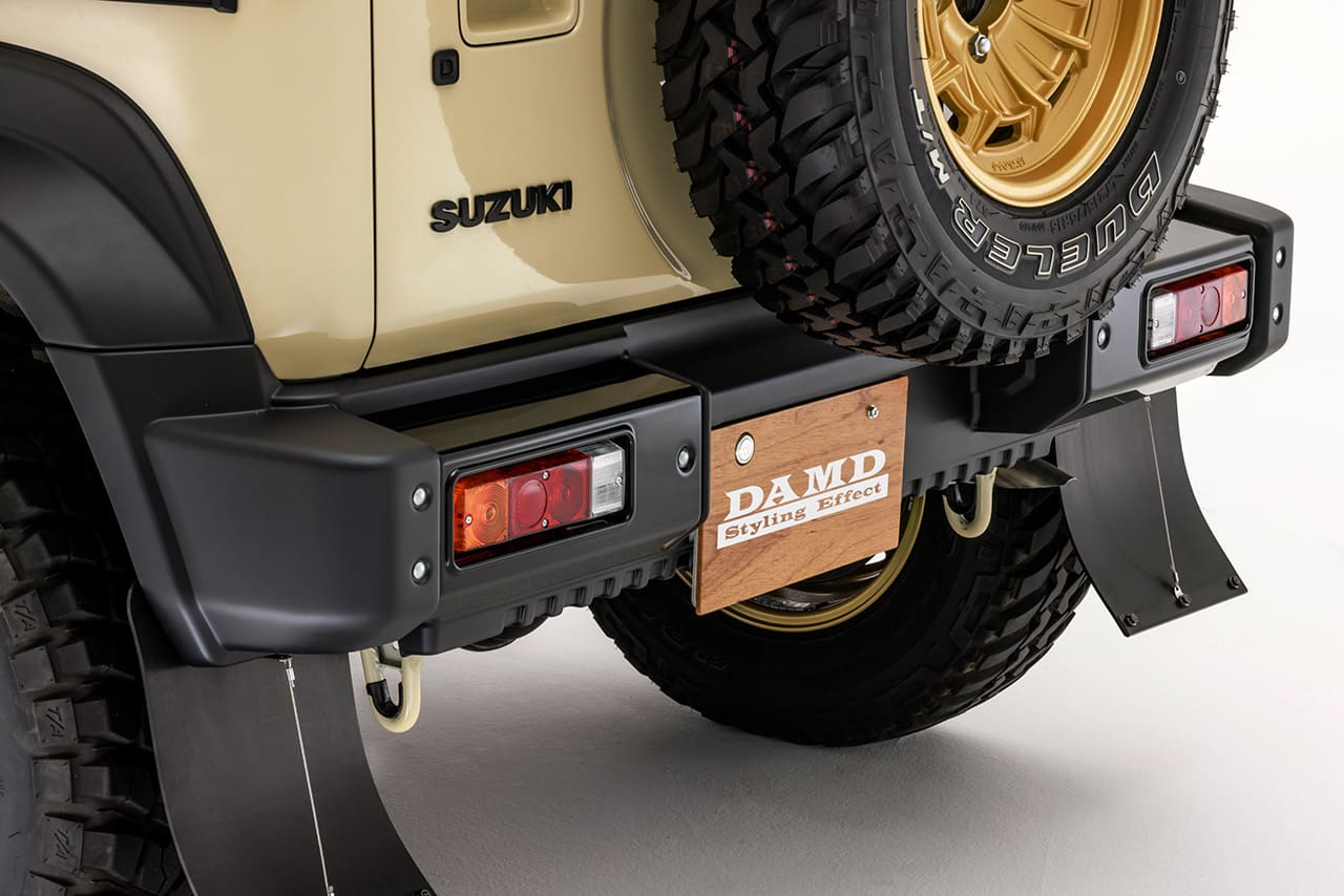 ダムド ジムニーノマド JB74 リアバンパー 未塗装品素地 DAMD little G. TRADITIONAL|シンシアモール 店