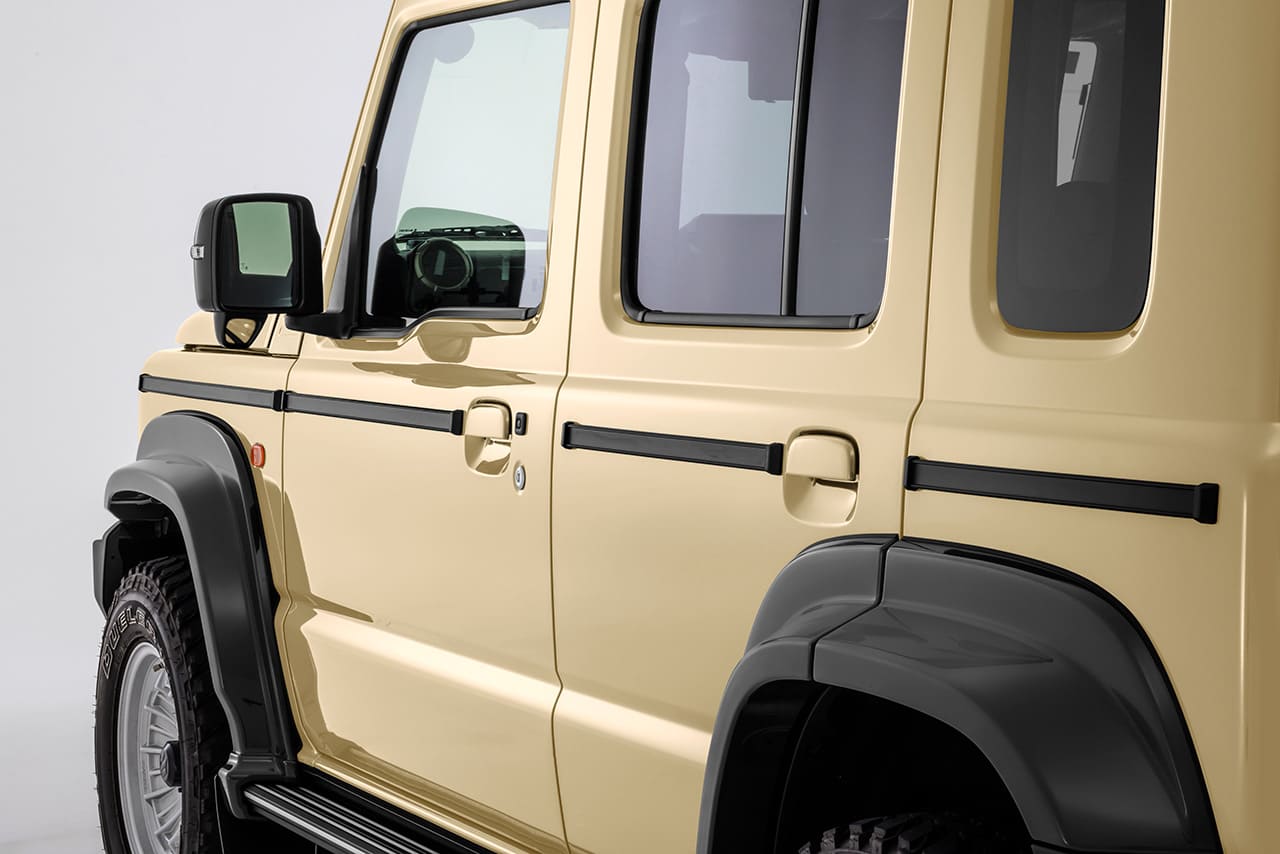 スズキ ジムニー シエラ DAMD製 サイドモール 新品未使用 DAMD ダムド little G. サイドモール ジムニーシエラ JB74W 1-4型 個人