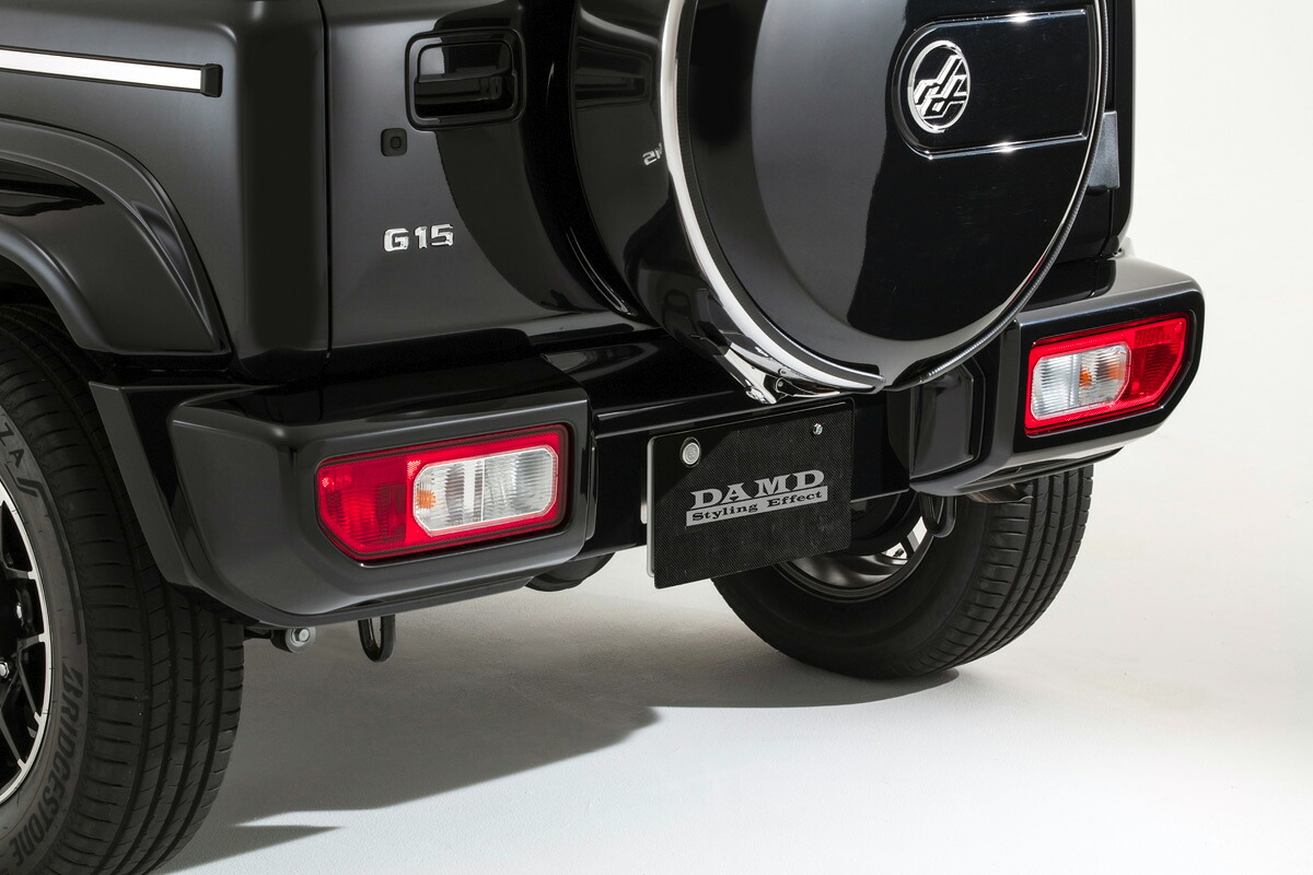 ダムド ジムニー シエラ JB74 リアバンパー (純正塗装済品) for SIERRA 塗装済 DAMD little G. STANDARD|シンシアモール 店