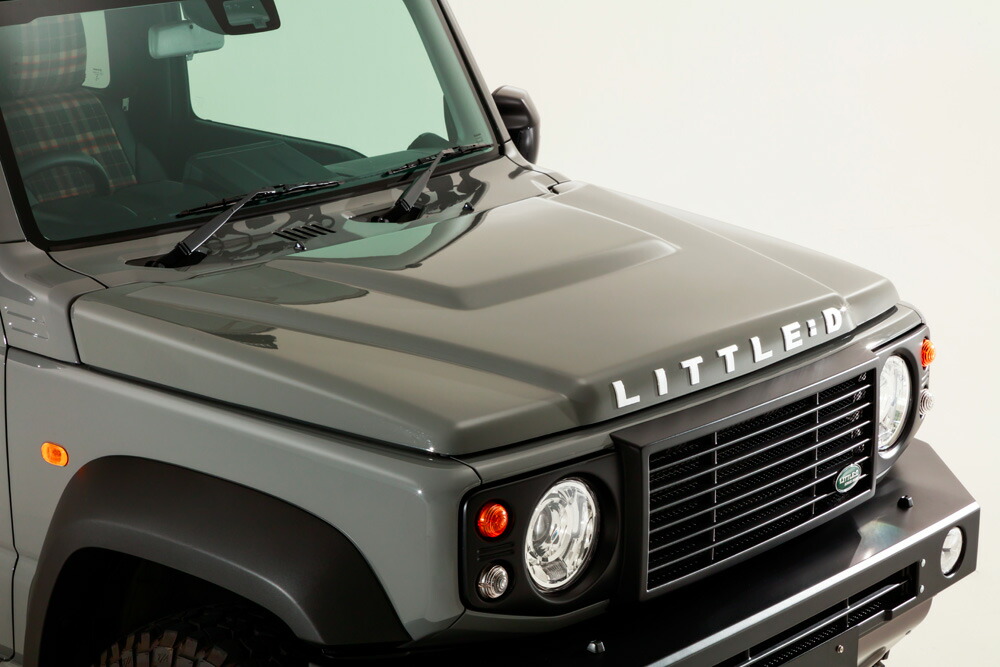 ダムド ジムニー シエラ JB74 ボンネットフードカバー 未塗装 DAMD little D.