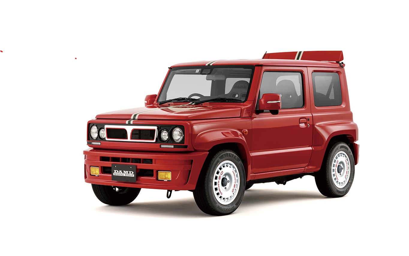 ダムド ジムニーシエラ JB74 コンプリートキット＋OZ Rally Racing 5本セット DAMD littleΔ リトルデルタ