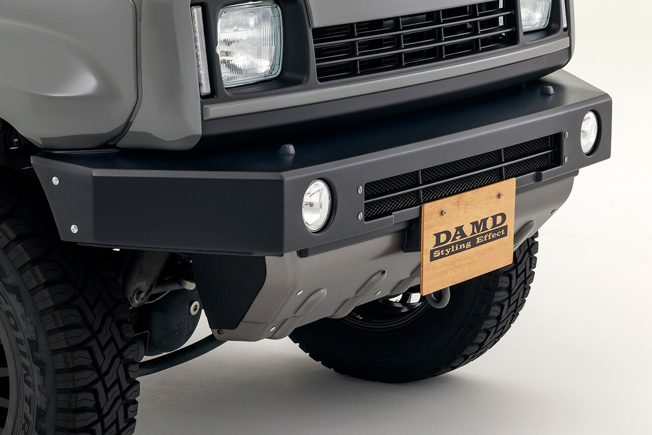 ダムド ジムニーシエラ JB74 フロントバンパー ABS製 DAMD saudade サウダージ