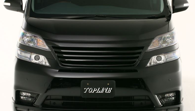 トップライン ヴェルファイア GGH20 GGH25 ANH20 ANH25 20系 前期 フロントグリル 未塗装 TOP LINE ARNAGE アルナージ