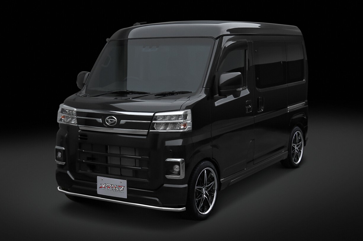 トップライン アトレー S700V系 前期 フロントリップスポイラー ステンレスパイプ TOPLINE METALIP メタリップ
