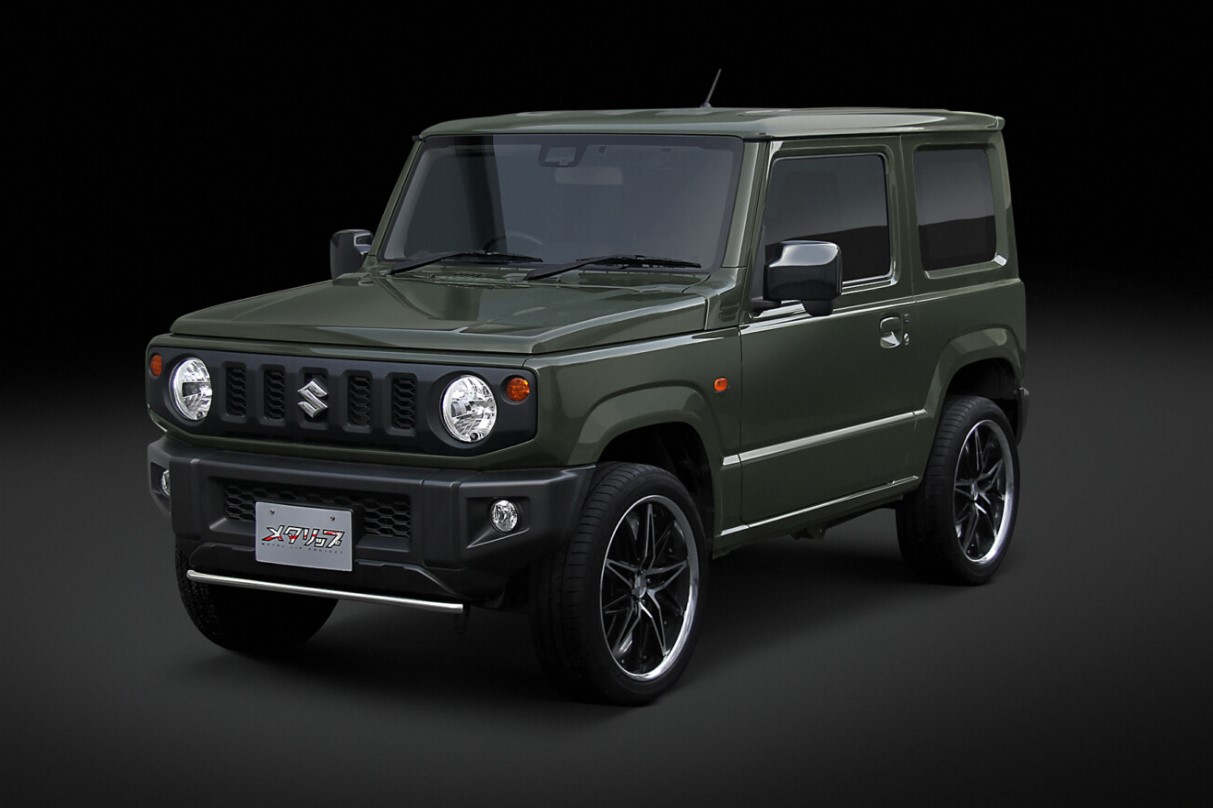 トップライン ジムニー JB64系 前期? フロントリップスポイラー ステンレスパイプ TOPLINE METALIP メタリップ|シンシアモール 店