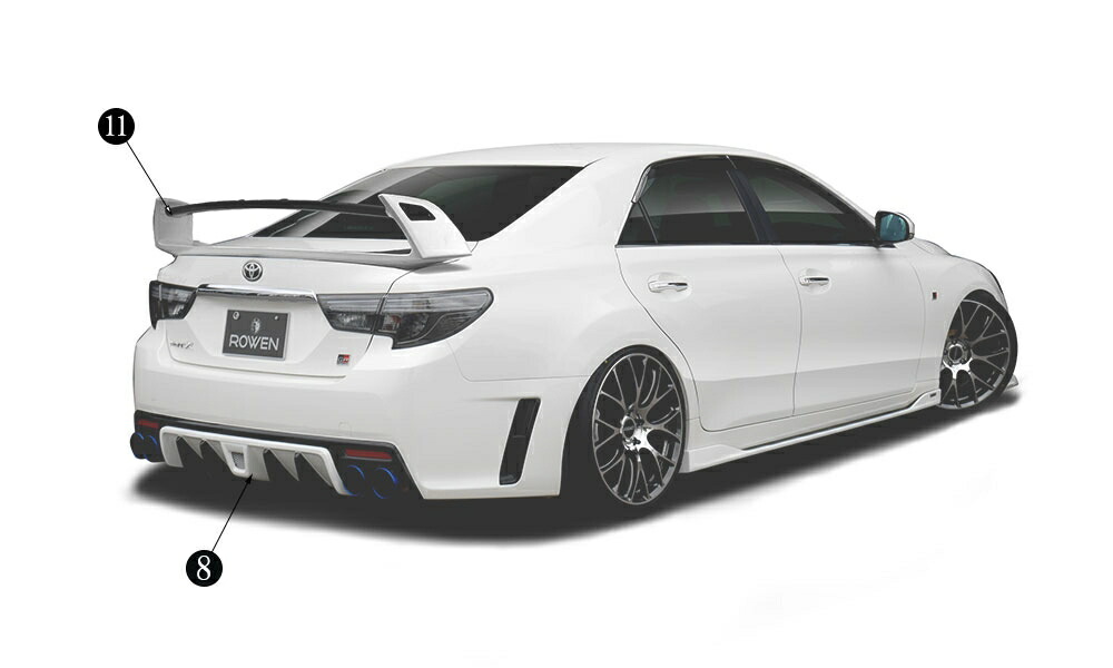 楽天市場】【M's】トヨタ マークX G's (2013.12-2017.12) ROWEN