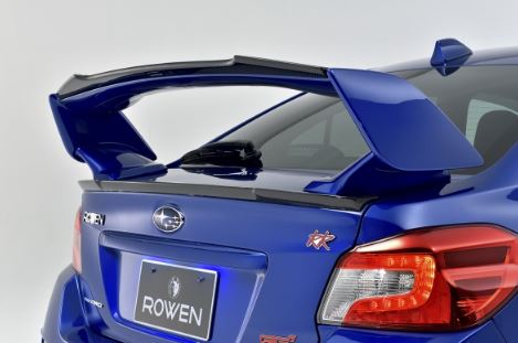 WRX VA系　ガーニーフラップ　ルーフスポイラー WRX STI 【M's】スバル STI/S4 後期 (2017.6-) ROWEN リヤ