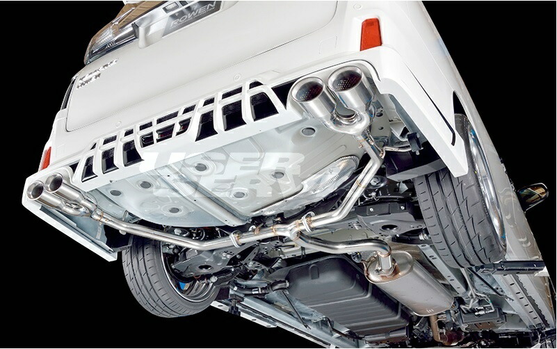 ロウェン ヴェルファイア 30系 前期 PREMIUM01S 2.5L チタンテール ROWENリヤハーフスポイラー専用 オールステンレス 1T018Z01 ROWEN JAPAN PREMIUM ジャパンプレミアム