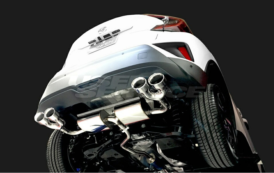 ロウェン C-HR RR NGX50 ZYX10 前期 PREMIUM01S ハイブリッド チタンテール 純正バンパー専用 SUS304 1T026Z21 ROWEN SV PREMIUM Edition SVプレミアムエディション