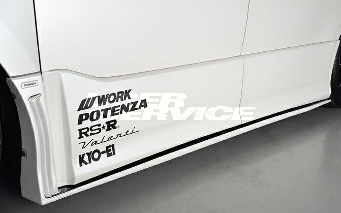 ROWEN ロウェン ヴォクシー ZRR80 ZRR85 前期 ZSグレード サイドステップ 塗装済 プレミアムエディション PREMIUM Edtion トミーカイラ 1T013J00#｜シンシアモール 店