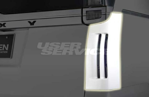 ROWEN ロウェン ヴォクシー ZRR80 ZRR85 前期 ZSグレード リヤコーナーパネル 塗装済 プレミアムエディション PREMIUM Edtion トミーカイラ 1T013D00#