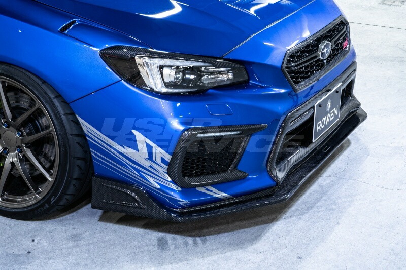 ロウェン WRX STI DBA-VAB 後期 フロントスポイラー FRP 塗装済 1S010A10# ROWEN PREMIUM Edtion プレミアムエディション