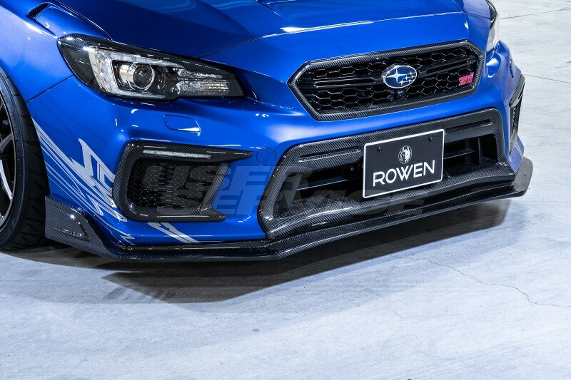 ロウェン WRX STI DBA-VAB 後期 ロアグリルエクステンション FRP 塗装済 1S010E20# ROWEN PREMIUM Edtion プレミアムエディション
