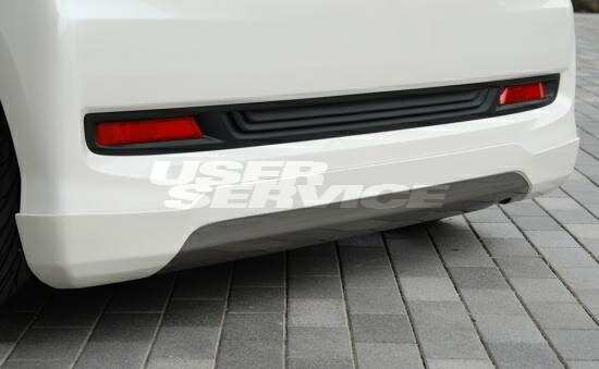 バタフライシステム N-WGNカスタム JH1/2 リアハーフスポイラー 付加タイプ 未塗装 グランツ 個人宅発送追金有
