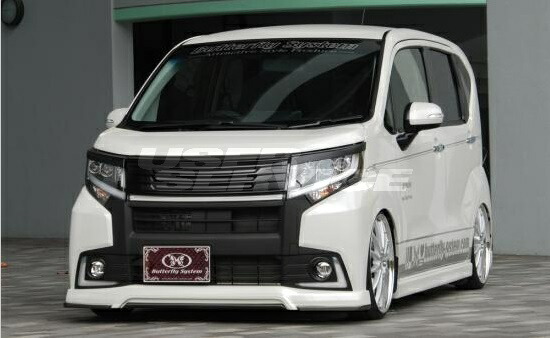 バタフライシステム グリル LA150S ムーヴカスタム 前期 で使用 LA150S ムーヴカスタム フロントグリル エアロパーツ GLANZ純正