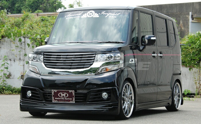 N-BOXcustomバタフライシステムリップ　無限リアバンパー バタフライシステム GLANZ」N-BOX カスタム（JF3/JF4）後期用