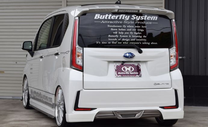 バタフライシステム ステラ カスタム LA150F リアハーフスポイラー 付加タイプ 未塗装 グランツ フラップ 個人宅発送追金有 37,919円