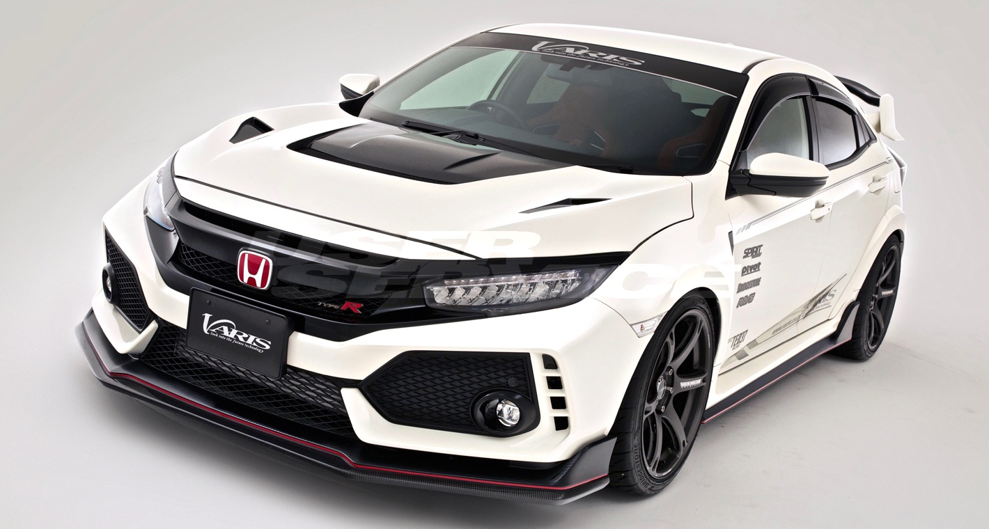 Varis バリス シビック タイプr Fk8 フロントリップスポイラー Frp Vaho013f 配送先法人住所のみ Cliniquemenara Ma