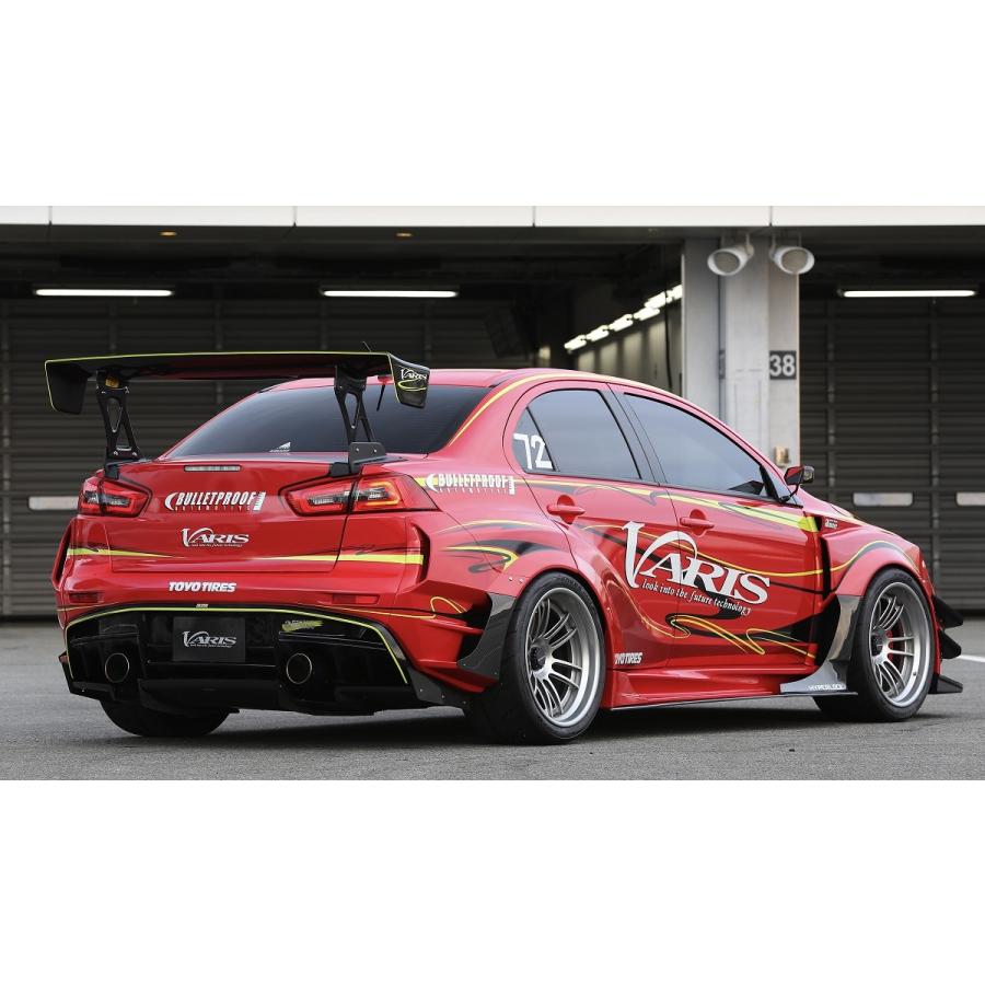 バリス ランサーエボリューションX ランエボ CZ4A リアフェンダーキット FRP 未塗装 VAMI-237F VARIS WIDE BODY Ver.2|シンシアモール 店