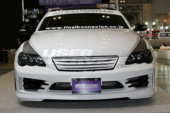 楽天市場】マークX GRX120 フロントバンパー フードトップモール 前期