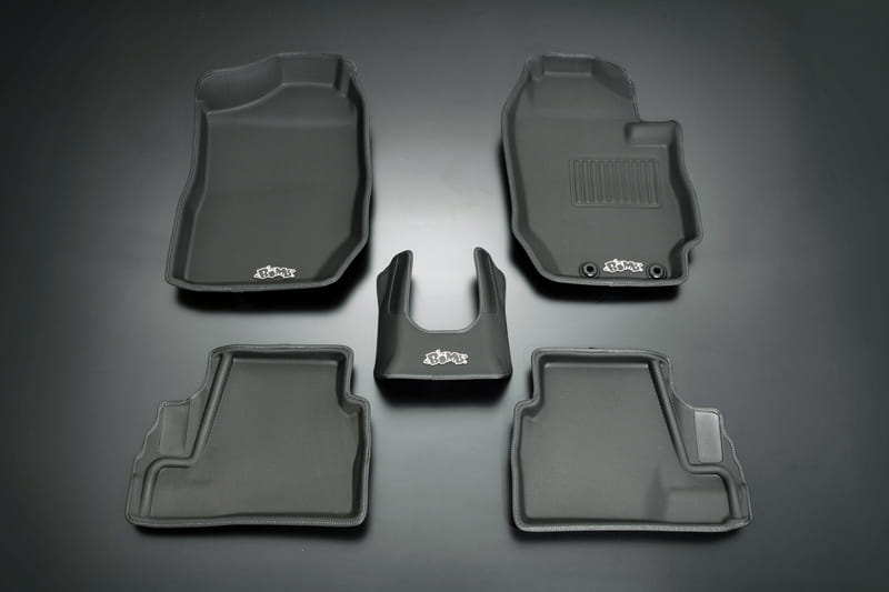 ムーンフェイス ジムニー シエラ JB74W アクティブ3Dフロアマット ブラックスティッチ OMA01KJ MOONFACE画像