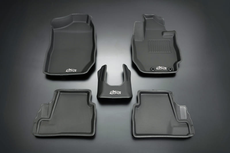 ムーンフェイス ジムニー シエラ JB74W アクティブ3Dフロアマット ブラックスティッチ OMA02KJ MOONFACE画像