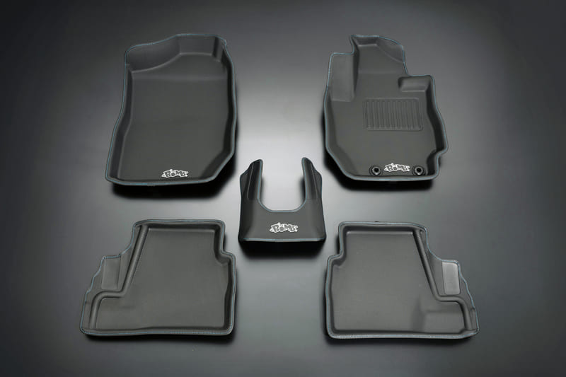 ムーンフェイス ジムニー シエラ JB74W アクティブ3Dフロアマット ブルースティッチ OMA02BJ MOONFACE画像