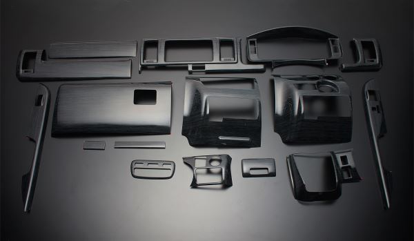 フェガーリ ハイエース レジアスエース 200系 ハイグレード インテリアパネル 15ピース Ver.3 PLT980 FEGGARI